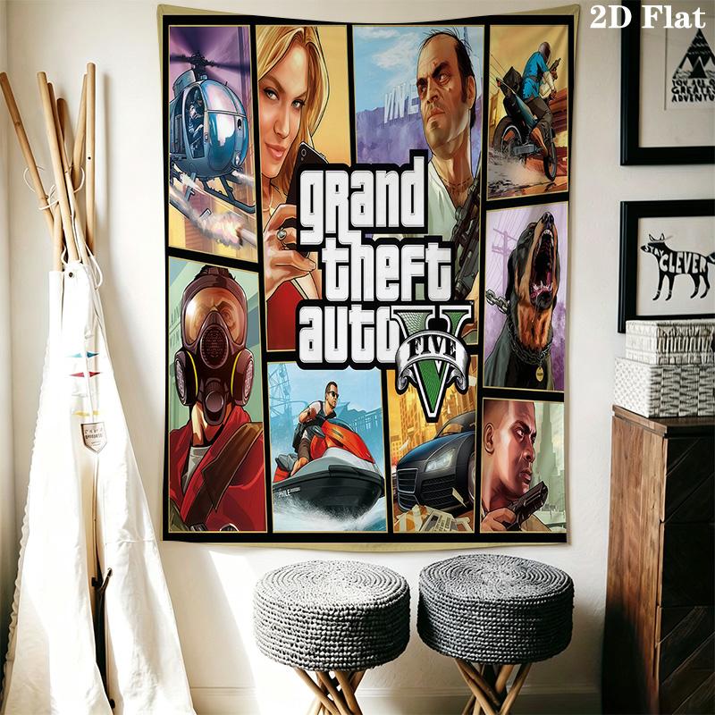 Grand Theft Auto V Urban Thrills Unleashed Threepiece Set 1 Duvet Cover 2 Pillowcase Without Core Christmas Birthday Gift