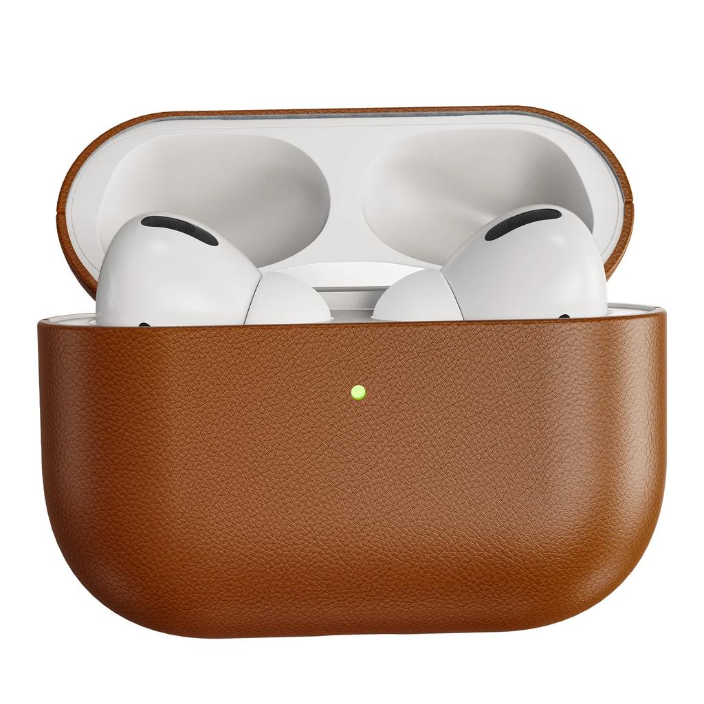 Oatsbasf Оригинальные кожаные чехлы для наушников AirPods Pro 3 Роскошный защитный чехол для Airpods Pro 3 Ударопрочный с крючком