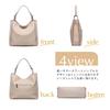 One Shoulder Tote Bag for Popular Commuter A4 PU Stylish 120849 [Guscio Basic] Women, Bag, Lightweight, Leather, [Reinforced Sewing] (Beige)