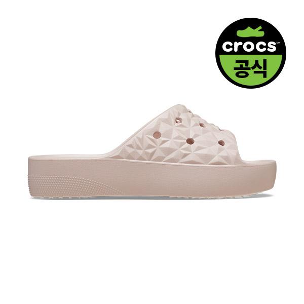 Женские Классические Платформенные Геометрические Шлепанцы Crocs Qua (24Swsd209564)