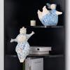 Керамические изделия ручной работы Керамические фигурки Мультяшные куклы Ручной росписи Мать и ребенок Семья Аксессуары для домашнего декора
