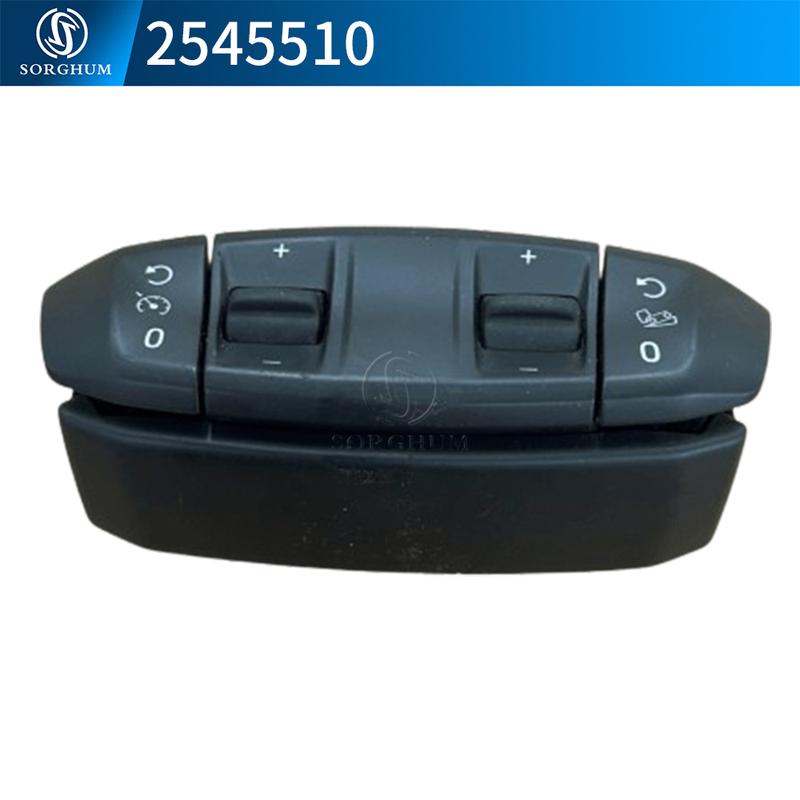 SORGHUM 2545510 Steering Wheel Control Switch For Scania G-series NTG Truck Auto Part Pushbutton Switch 2545509 2980506 2980507