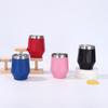 Simple Double-Layer Vacuum U-Shaped Eggshell Cup 304 Stainless Steel Thermos Cup Will Carry The Handle Red Wine Glass