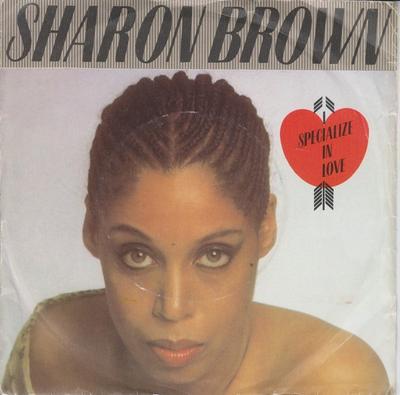 7-дюймовая пластинка SHARON BROWN - I Specialize In Love VS494 Virgin 1982 UK Соул/Фанк Б/У