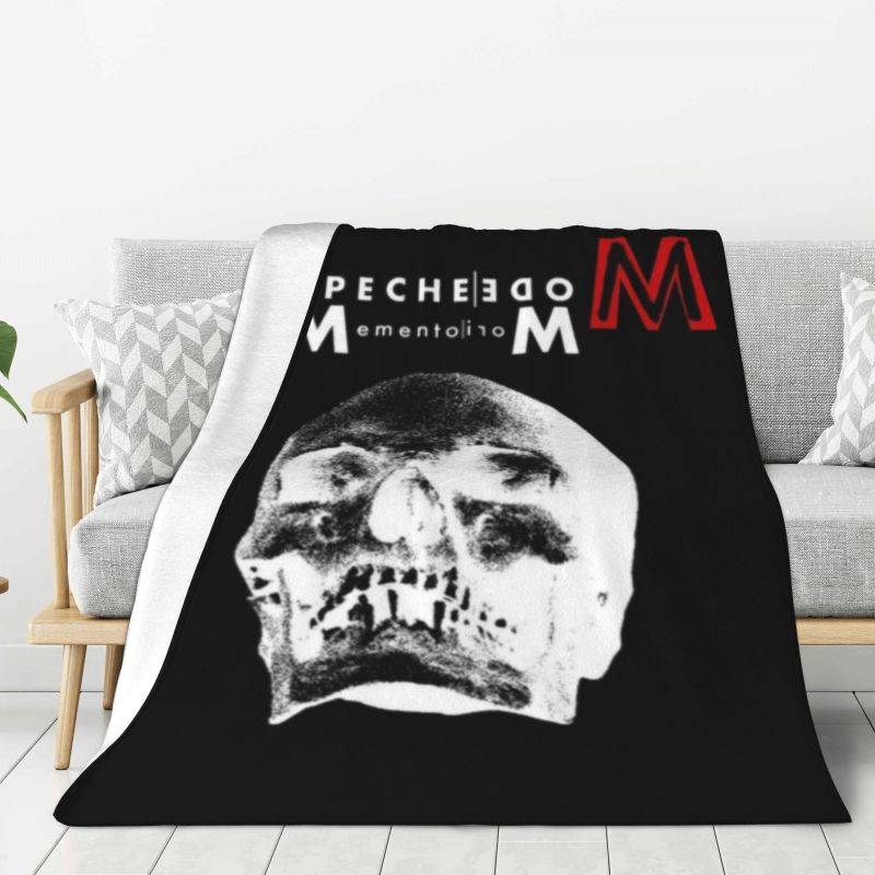 Индивидуальный флисовый плед Depeche Cool Mode для дивана, теплый фланелевый плед для спальни, дома, одеяло для дивана, тяжелый металл, рок-группа