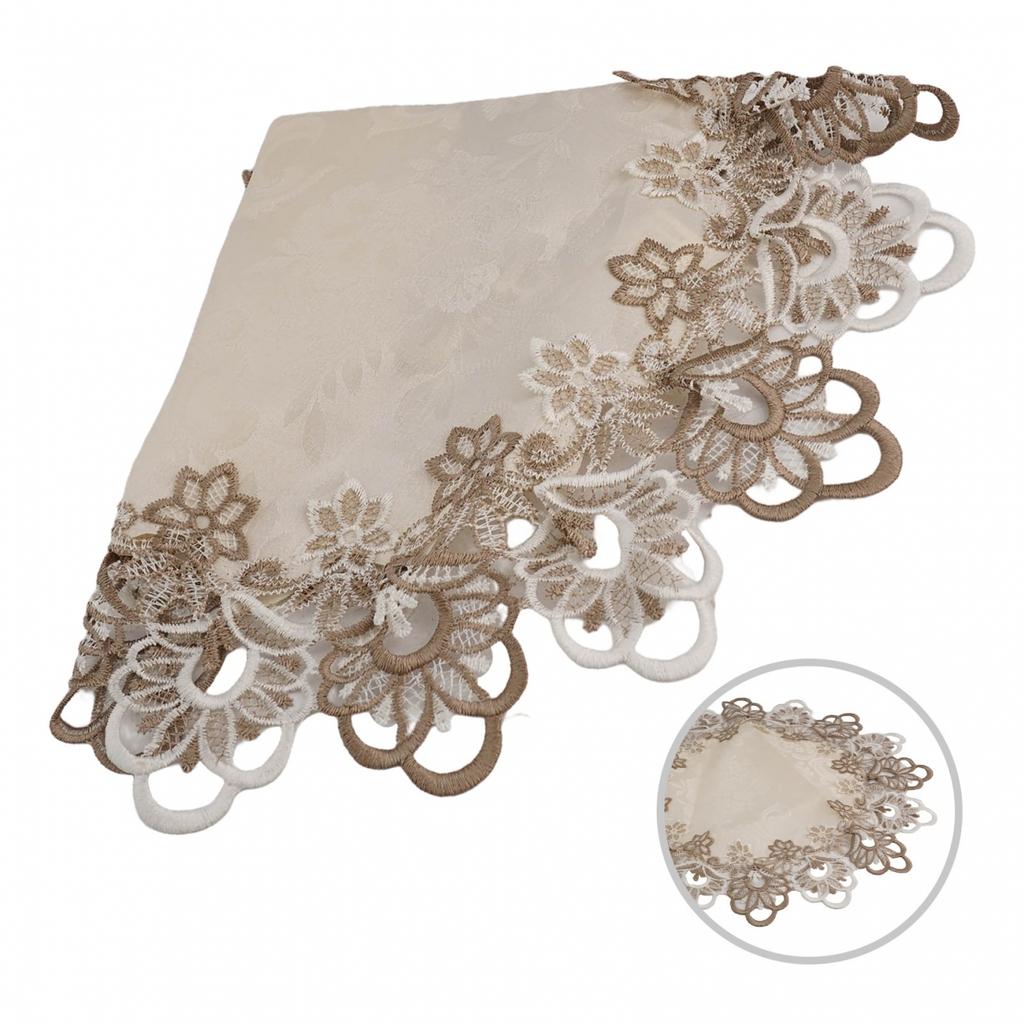 Чехол на обеденный стол Скатерть Пылезащитный Дом Фестиваль Кружево Круглый