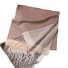 Wool Scarf Women's Autumn and Winter Advanced Sense Double-sided Two-color Narrow Scarf Women's Thickened Warm Scarf
