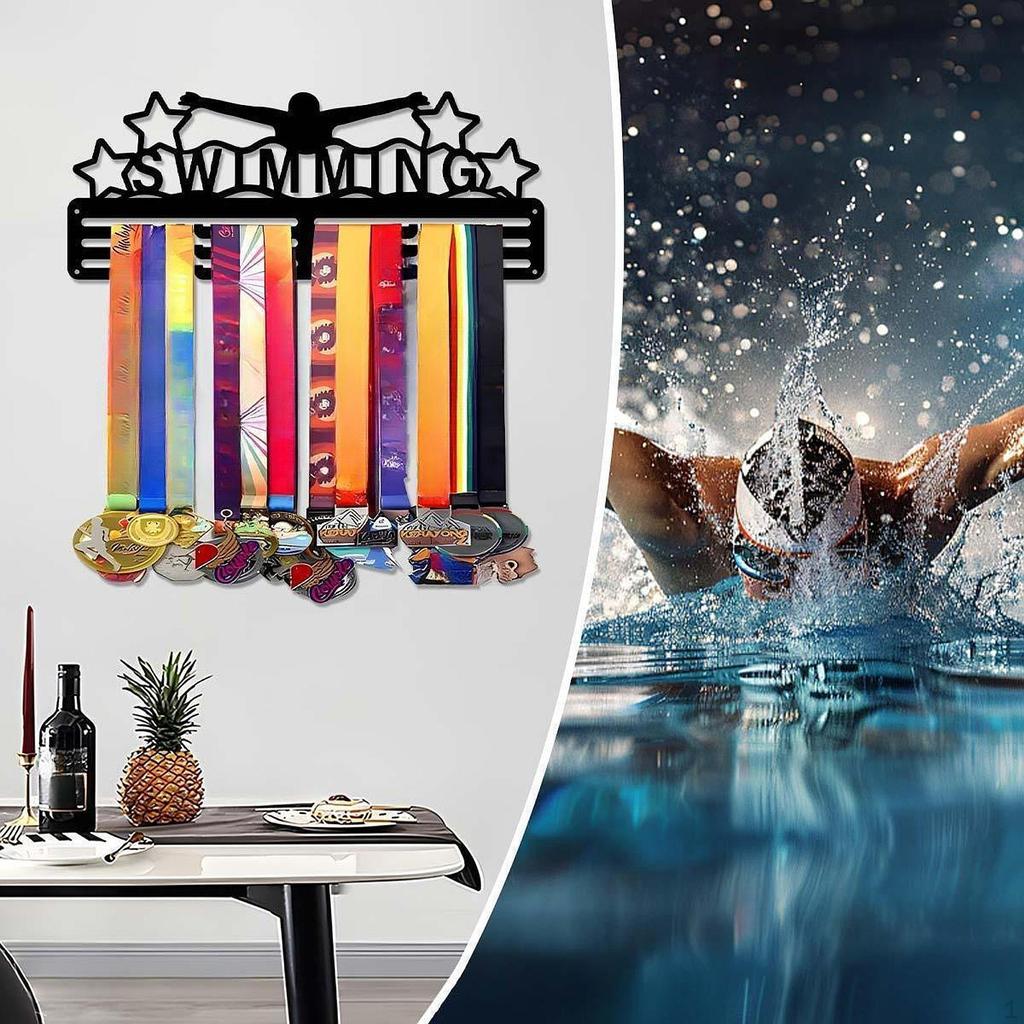 Вешалка для медалей, держатель для приветственных лент, прочный железный органайзер для наград, стойка для демонстрации, полка для спорта