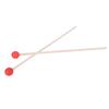 2Pcs Drum Mallet Hammer Musical Instrument Accessories for Xylophone   Timpani   Snare DrumsRed