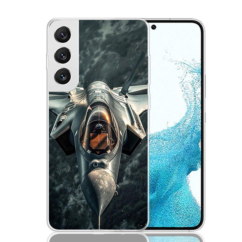 Aircraft Airplane Cool Phone Case For Samsung Galaxy S26 Ultra S23 S24 S25 Edge S20 FE S21 S22 Plus Soft Print Shell Cover Funda