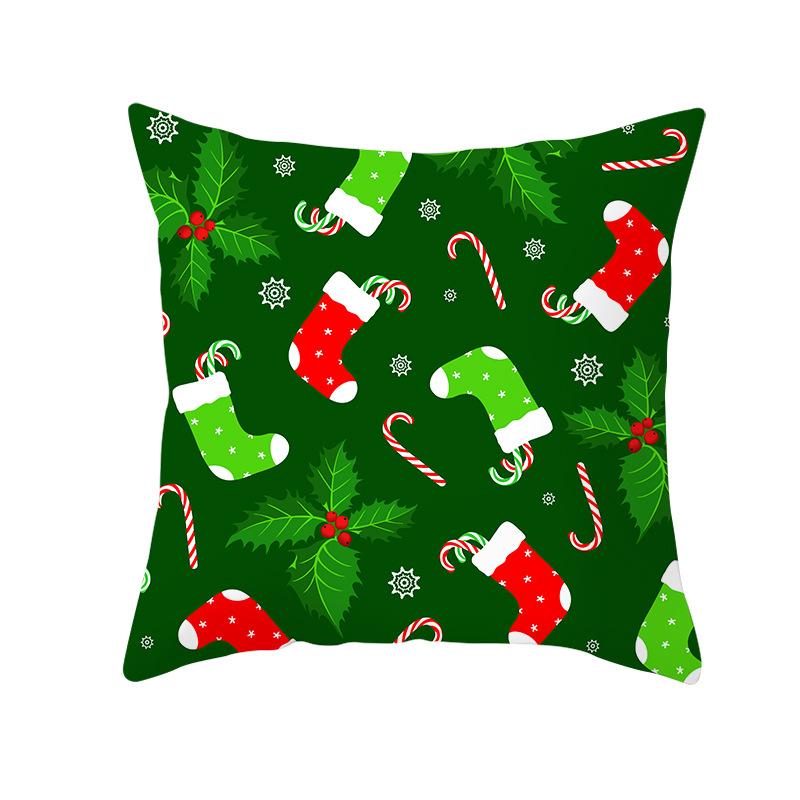 Fresh Green Christmas Pillow Cover Home Ornament Pillow Sleeping Pillow Cushion Cover Premium Durable Quality Useful
