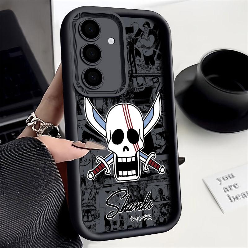 Чехол для телефона с логотипом аниме One Piece Для Samsung S26 S25 S24 S23 S21 S20 Ultra Люффи Funda Для Galaxy S25 S24 FE S26 Plus Мягкий чехол