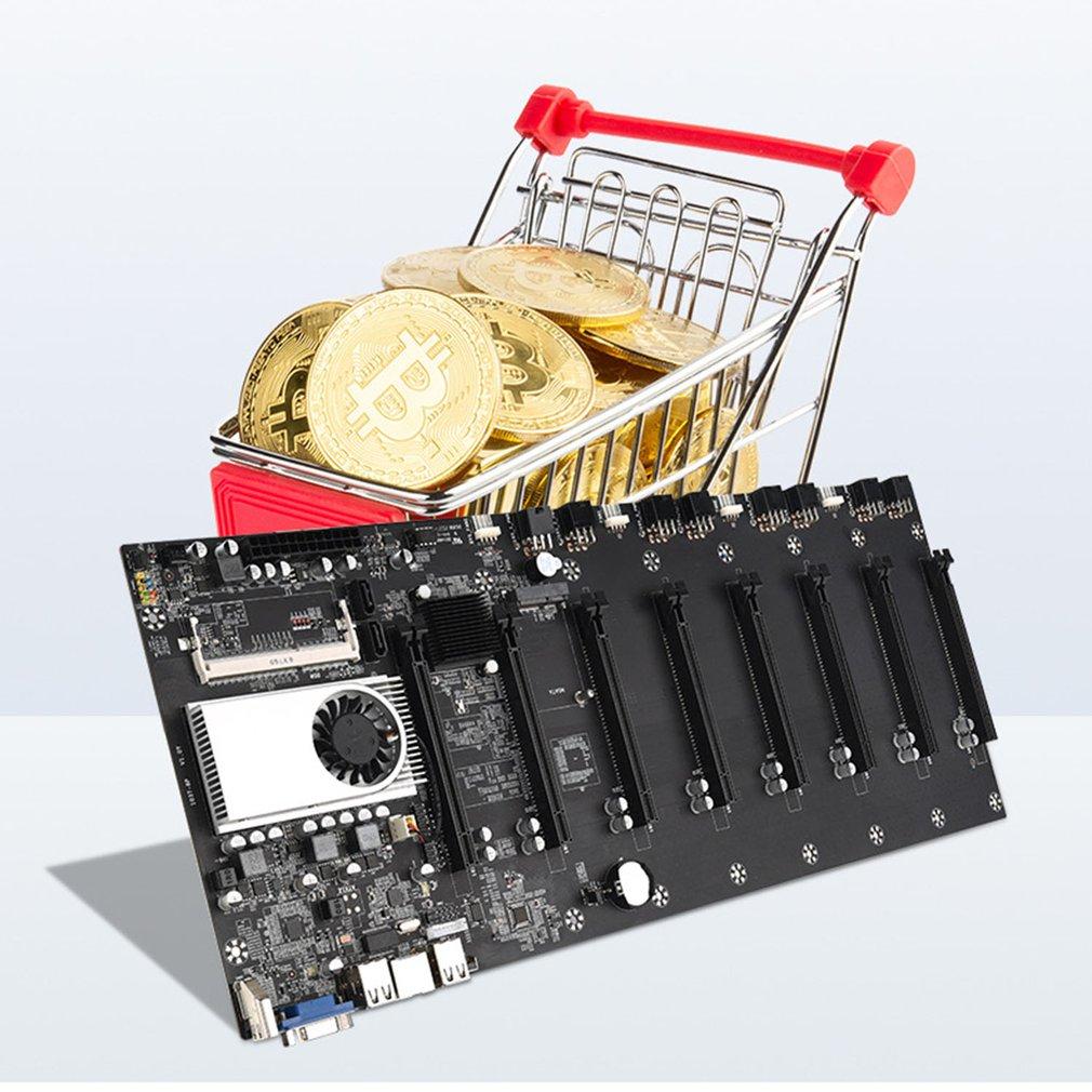 BTC-T37 Материнская плата для майнинга, набор процессоров, 8