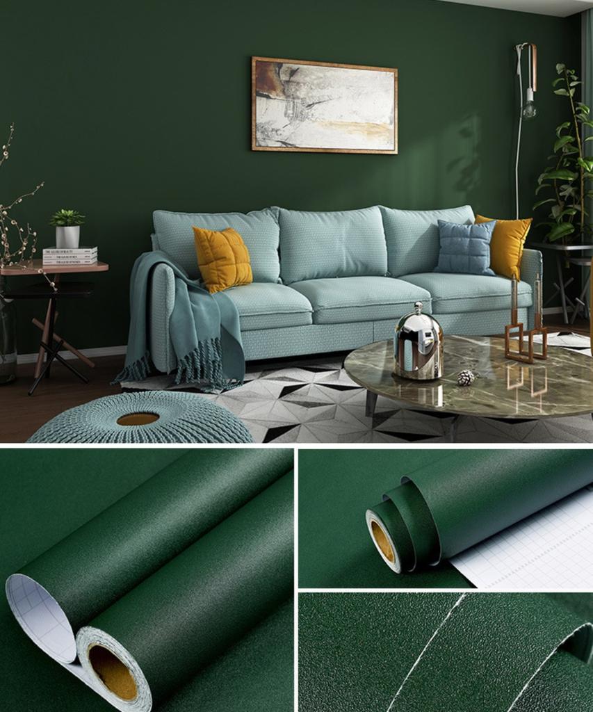 Матовая ПВХ Водонепроницаемая Самоклеящаяся Виниловая Пленка для Самостоятельной Оклейки Кухонного Шкафа, Столешницы, Контактная Бумага, Наклейка на Стену, Домашний Декор, Рулон для Стен