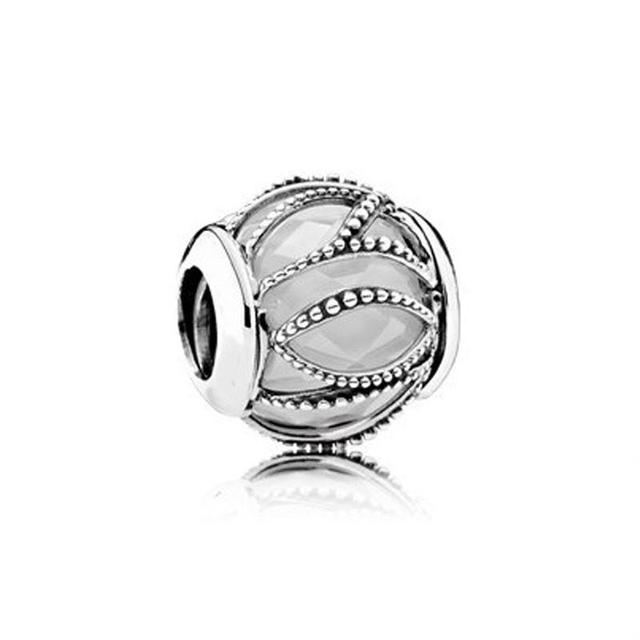 Neastamor сверкающая синяя звезда Санта-Клаус подвеска из бисера подходит оригинальный модный браслет кулон Diy ювелирные изделия для женщин