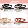 Womens Korean Style Skinny Belt With Metal Buckle For Office And Daily Wear
