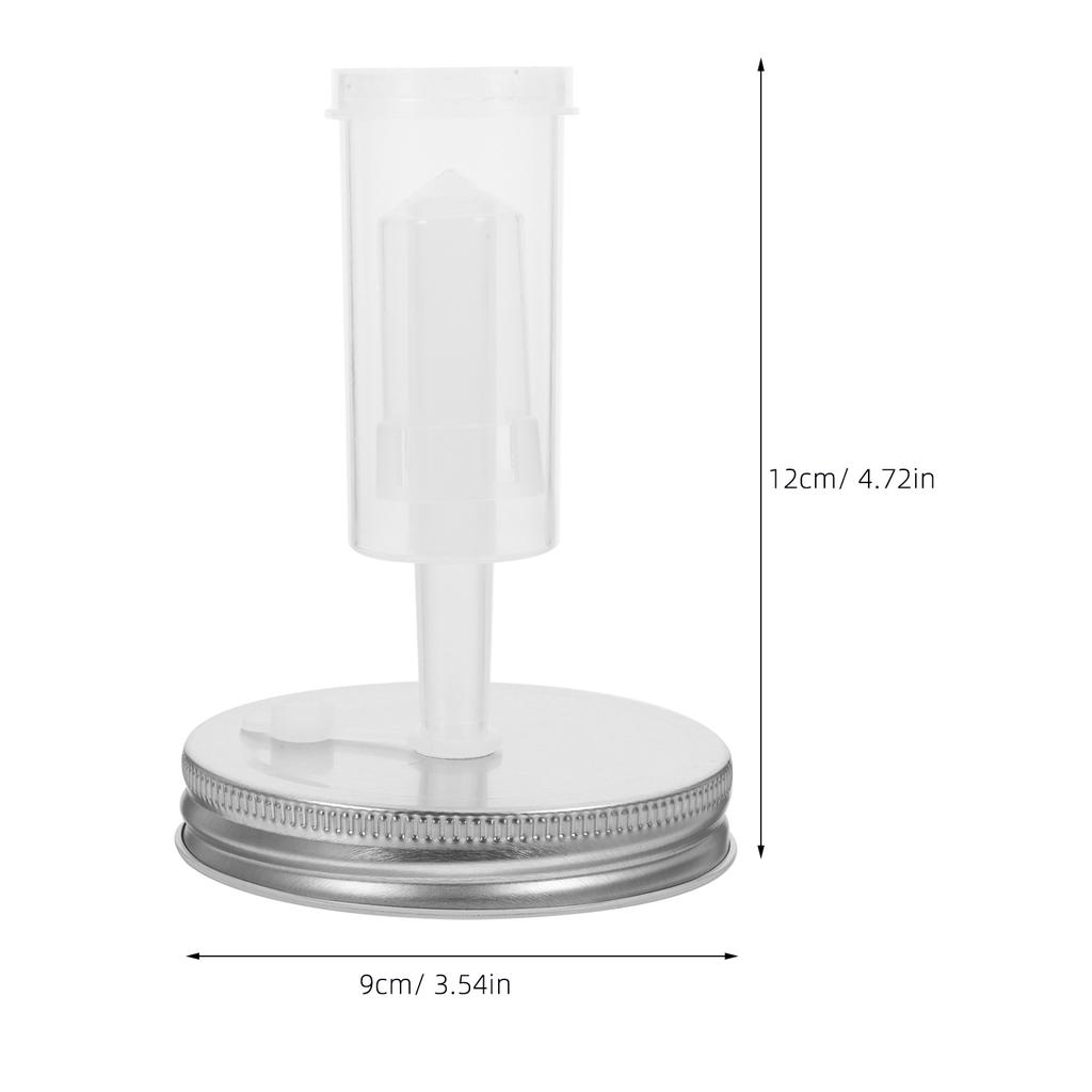 Крышка для ферментации с широким горлышком Пластиковая крышка для банки Мейсона Крышка с односторонним воздушным клапаном Кухонный инвентарь Крышки для банок с широким горлышком