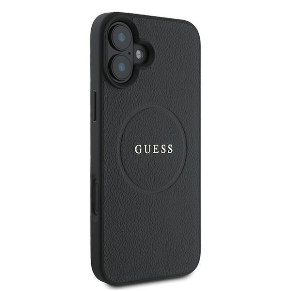 Guess Guhmp16Mpghsmmk Iphone 16 Plus 6.7 Czarny/Black Hardcase Grained Ring Magsafe