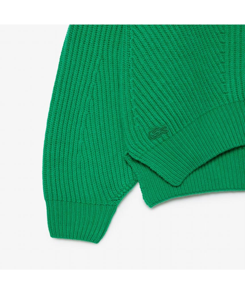 LACOSTE Women'S 3D Half-Zip Sweater Af2528-54N Ldm