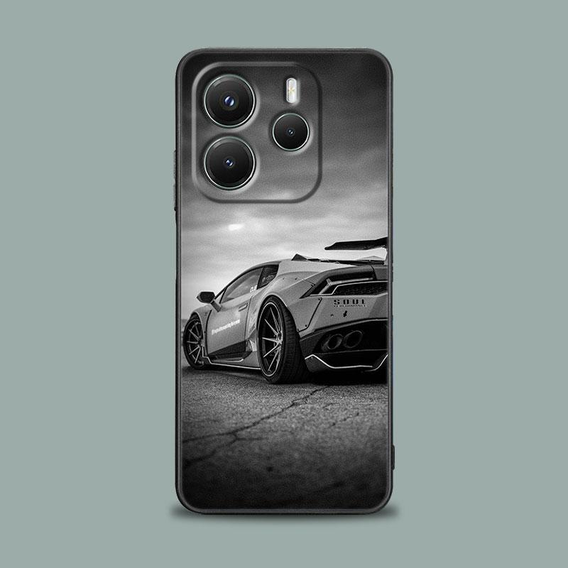 Чехол для телефона для Xiaomi Redmi 15C 14C 12C 13C 4G Redmi Note 15 14 13 12 11 10 Pro Plus 5G 12S Мягкая крышка Крутые спортивные автомобили Мужской Мужчины