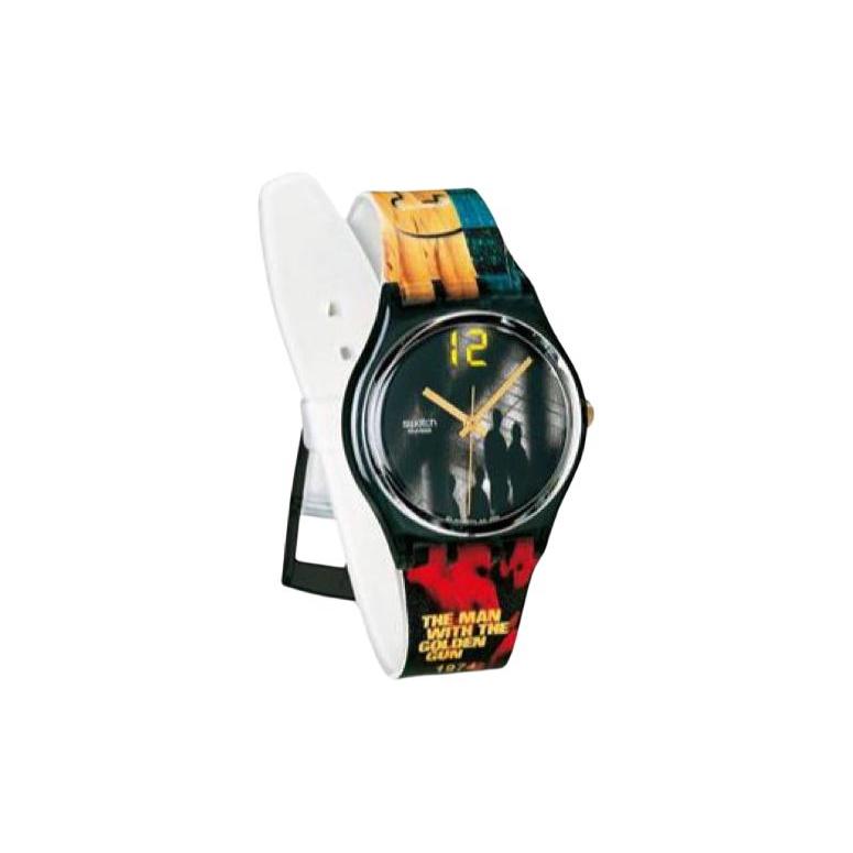 Swatch Унисекс 34 мм Черные часы GB210 GB210