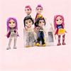 6pcs/Set kpop Demon Hunters Figure Toy Cartoon Rumi/Mira/Zoey Action Figure PVC Desktop Decoration Model Doll Toy Fans Gift