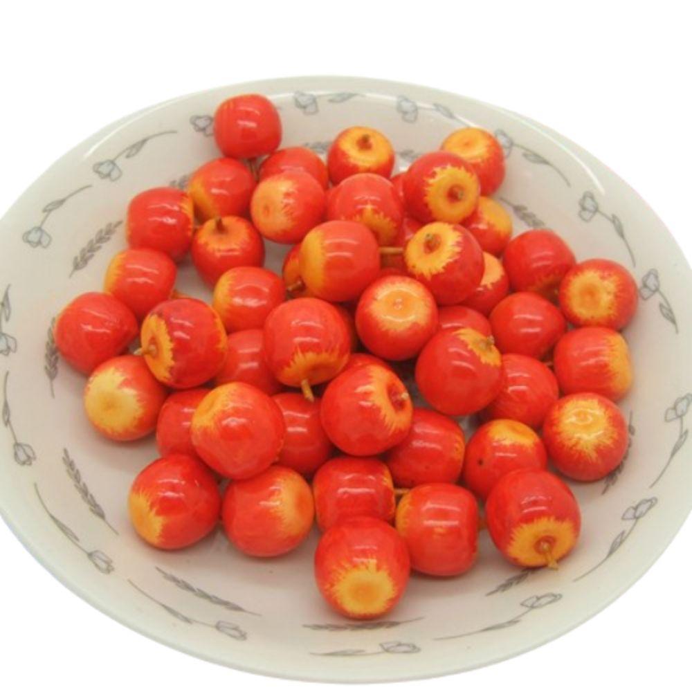 50pcs Realistic Simulation Fruit Mini Fruit Model Fake Fruits Desk Decoration Accessories