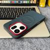 For Magsafe Magnetic Nylon Woven Phone Case For OPPO Find X9 Ultra X9s Pro X8 Ultra X8s Plus Metal Buttons Matte Leather Cover