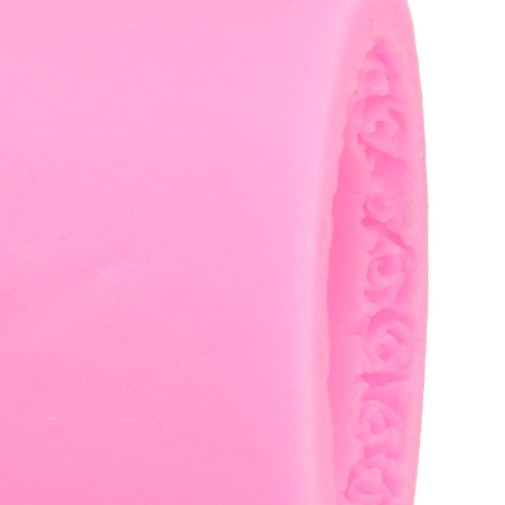 2pcs Soft Fondant Mould Pink Cake Mould Fondant & Gum Paste Mould Chocolate Mould Wedding Cake