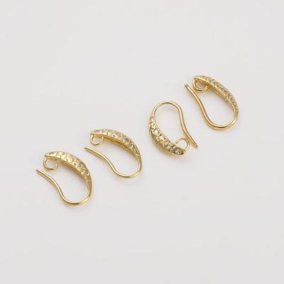 1 пара 16 мм латунные серьги-крючки в форме рыбки, серьги для женщин и девочек