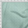 oneOone Cotton Flex Mint Green Fabric Underwater Sewing Material Print Fabric By The Yard 40 Inch