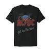 ACDC Fly On The Wall Tour Мерч Классическая ретро винтажная футболка Унисекс футболка