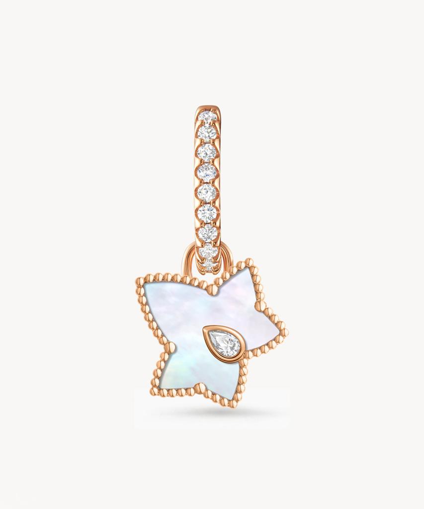 Lola Rose Ivy Mother-Of-Pearl Cubic Drop Earrings Women'S One-Touch Earrings