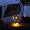 2 шт. Желтый светодиодный указатель поворота в стиле Five Star для Jeep Wrangler JK 2007-18