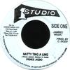 7-дюймовая пластинка PRINCE JAZZBO Natty Ting A Ling NONE Studio One Ямайка Регги Ска Даб Б/у