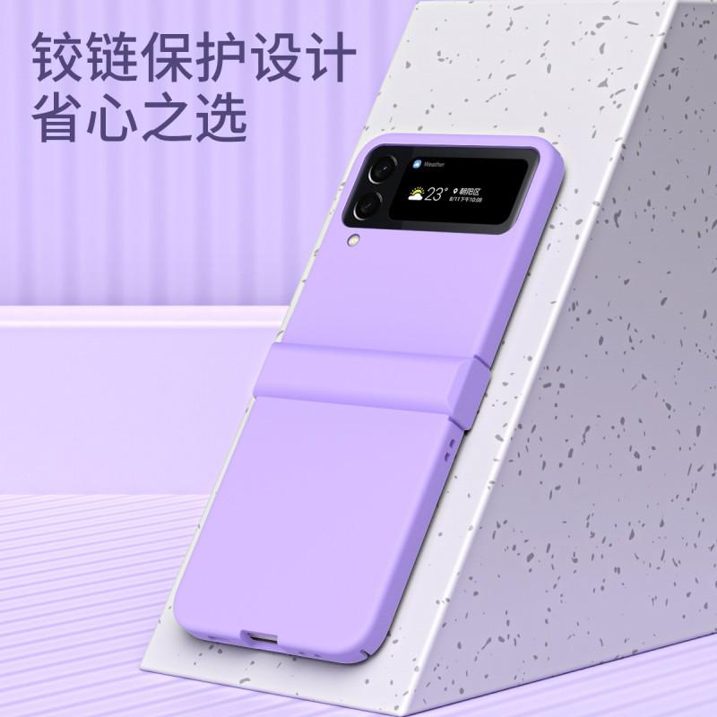 Transparent Full Coverage Case Galaxy Z Flip 4 3 PC Hard Shell With Hinge Protection Anti-Scratch Drop