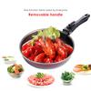 Съемные ручки для вока Складные Непригорающие Ручки для сковороды Замена Рукоятка для посуды Защита от ожогов Полезные аксессуары для кемпинга