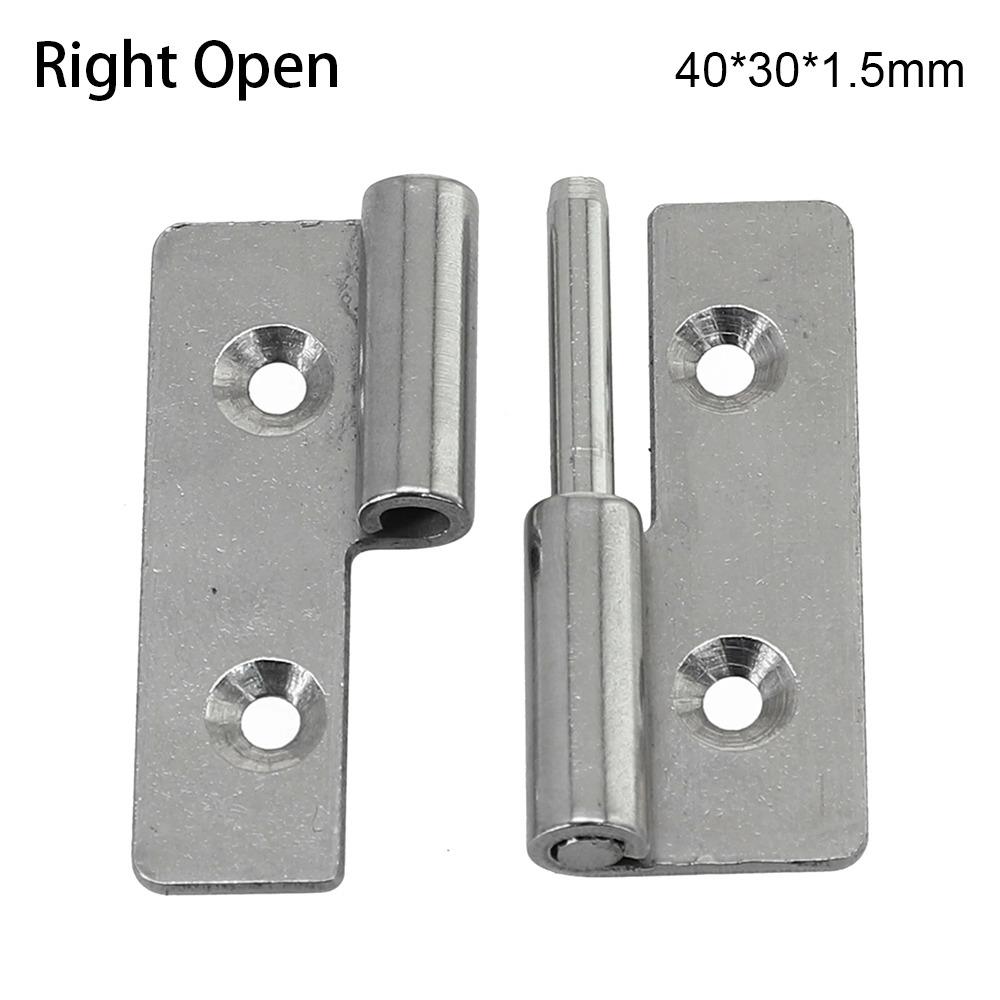 1 шт. Раздвижной съемный шарнир из нержавеющей стали 304 Левый Правый Открывающийся Съемные петли Соединитель двери Подъемный Флажок Снять