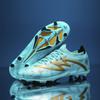Мужские футбольные бутсы с длинными шипами и высокой лодыжкой, футбольные бутсы AG, детские уличные бутсы для травы, футбольные бутсы, тренировочные спортивные футбольные бутсы