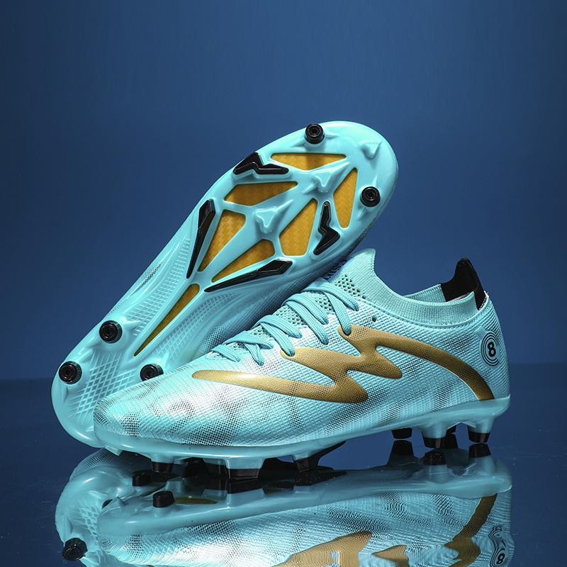 Мужские футбольные бутсы с длинными шипами и высокой лодыжкой, футбольные бутсы AG, детские уличные бутсы для травы, футбольные бутсы, тренировочные спортивные футбольные бутсы