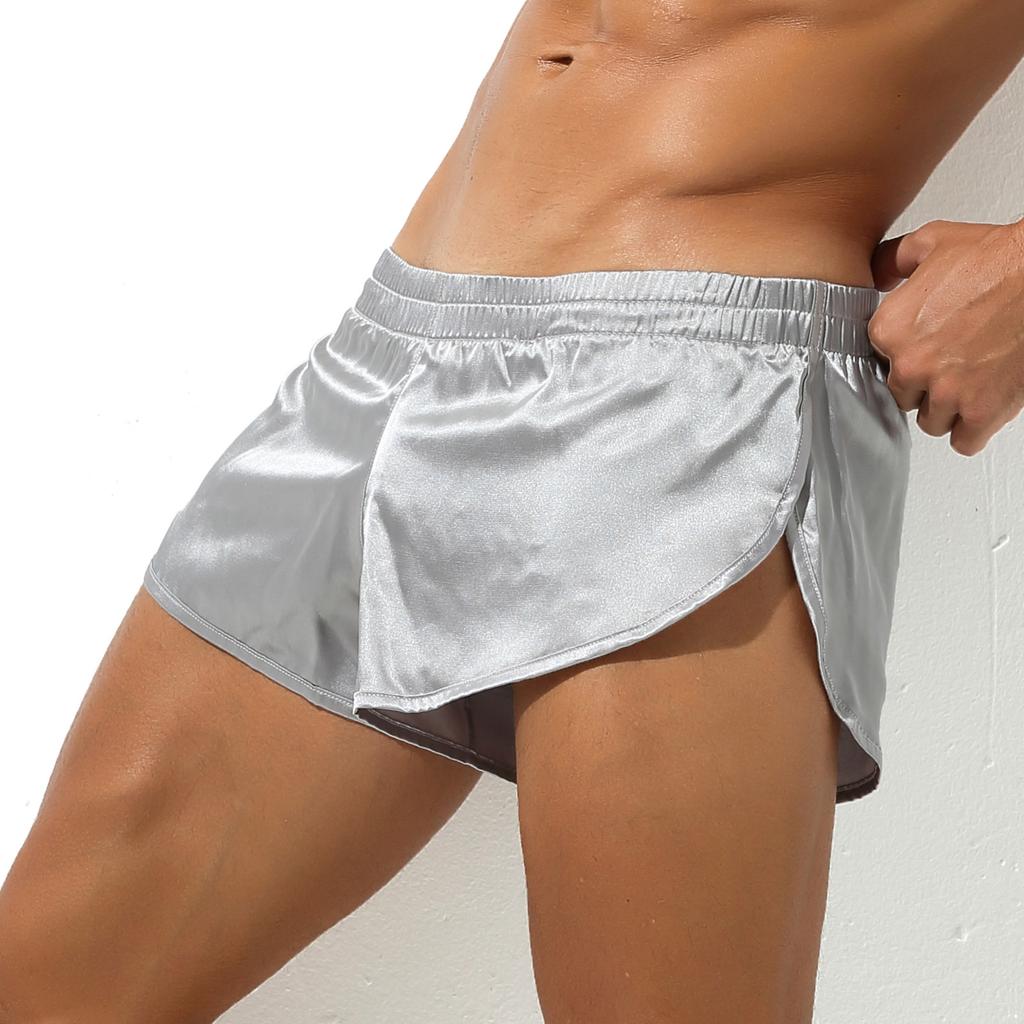 Мужские плавки с боковым разрезом и эластичным поясом, шорты, трусы