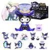 TOP TOY Sanrio Kuromi Серия «Волшебный ученик» Коробка 8 Гача Гача Сюрприз Фигурка Мягкий винил ПВХ Премиальная игрушка Подарок на день рождения Рождественский подарок