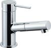 LIXIL INAX Wash Basin with Spout Pull Out Single Lever Mixing Faucet eModern Eco Nominal Diameter Spout Length 130mm Washbasin/Hand Base, Handle,