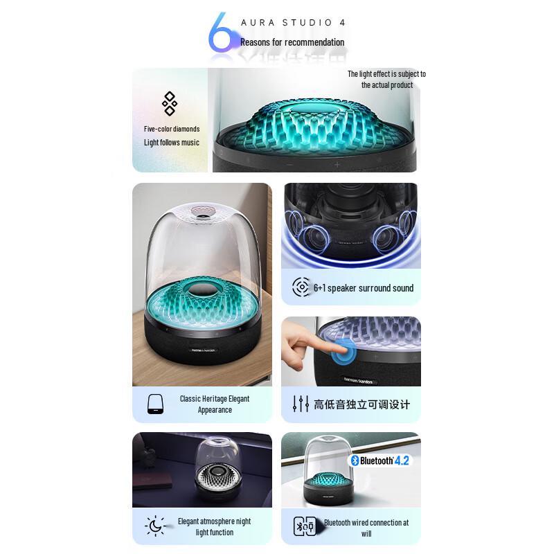 Harman Kardon Aura Studio Bluetooth Speaker CN plug (adapter included)