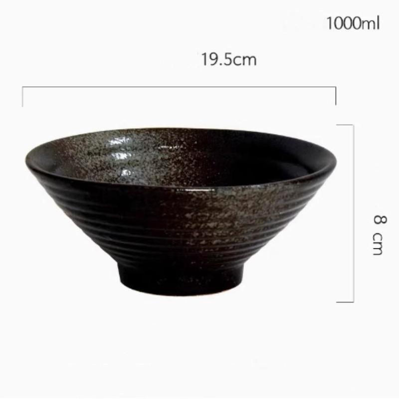 Японская керамическая миска для рамена – Креативная суповая миска для дома или ресторана