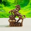 Brass Horse Figurines Chinese  Year Zodiac Horse Ornament Feng Shui Lucky Statue Home Office Desktop Decoration Crafts