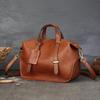 Сумка из натуральной кожи в стиле ретро, вместительная сумка Boston Bag Crossbody