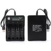 Li-ion Battery 18650/18500/16340/14500/26650 4 Slot Battery Charger For 18650 Charging USB Charger