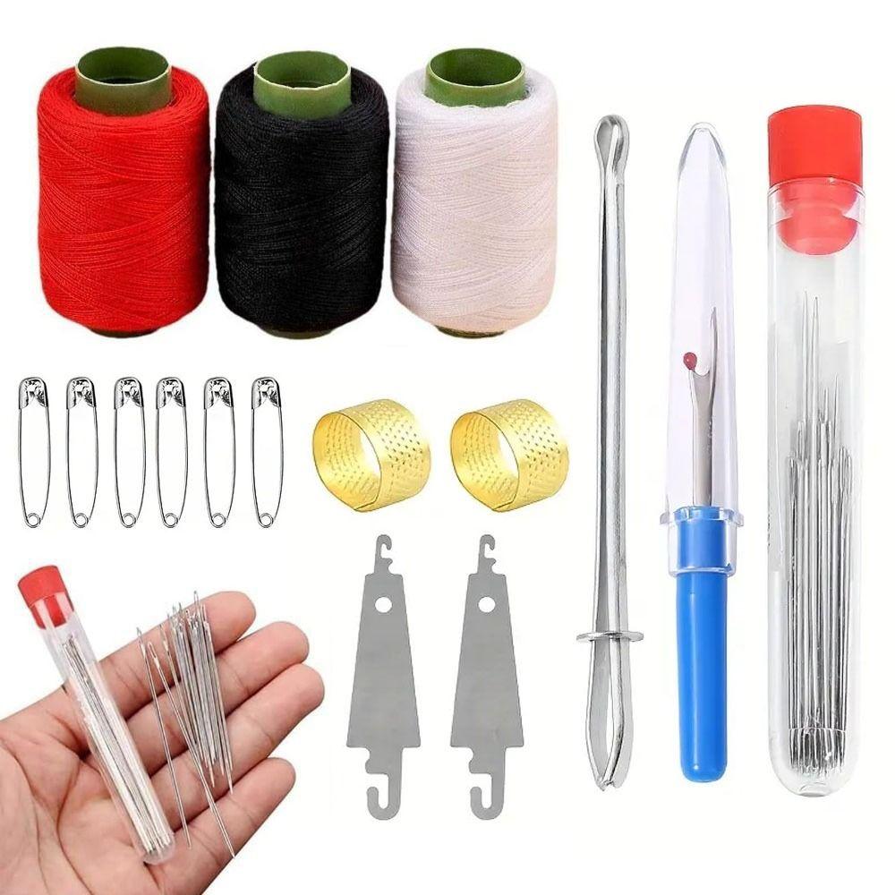 Многоцелевые иглы, нитки, ручные инструменты для ремонта, набор игл и ниток для квилтинга и шитья