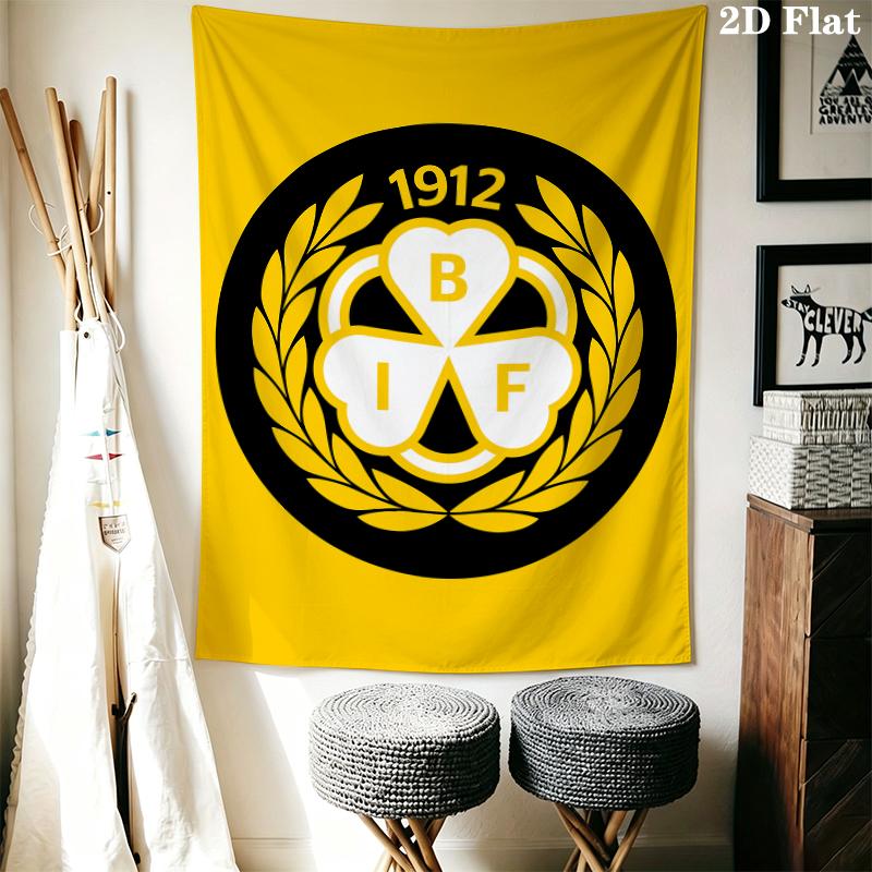 Brondby IF Wall Tapestry Aesthetic Wall Hanging Printed Fabric Blanket Decorative Tapestries for Bedroom Living Room Home Decor